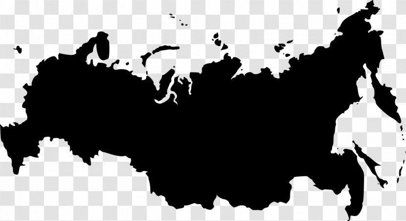 Russia Blank Map Vector Clip Art - Mapa Polityczna Transparent PNG