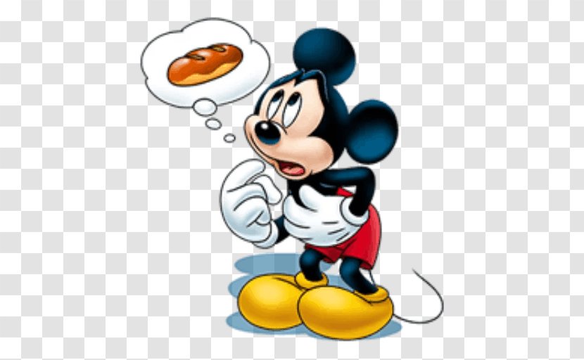 Mickey Mouse Minnie Sticker Telegram - Walt Disney Company Transparent PNG