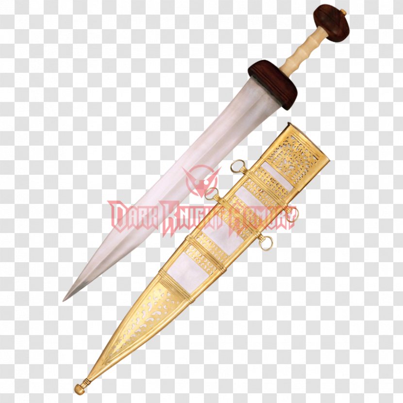 Ancient Rome Roman Republic Legion Bowie Knife Soldier - Weapon - Mainz Gladius Transparent PNG