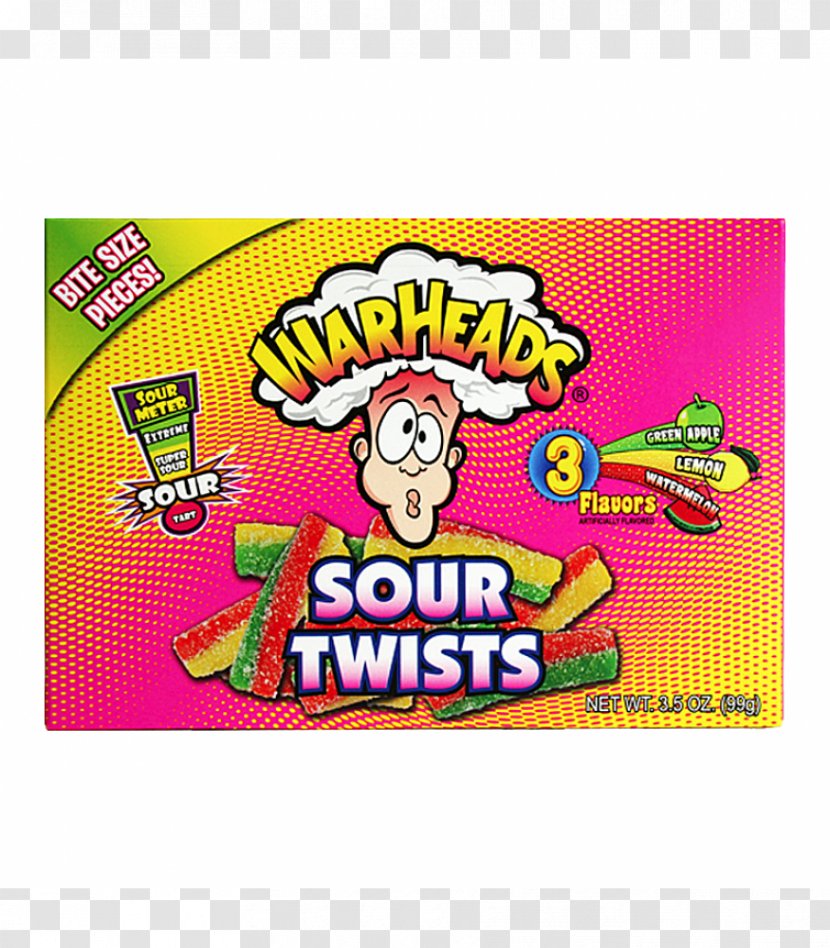 Warheads Candy Theatre Box Brand - Label Transparent PNG