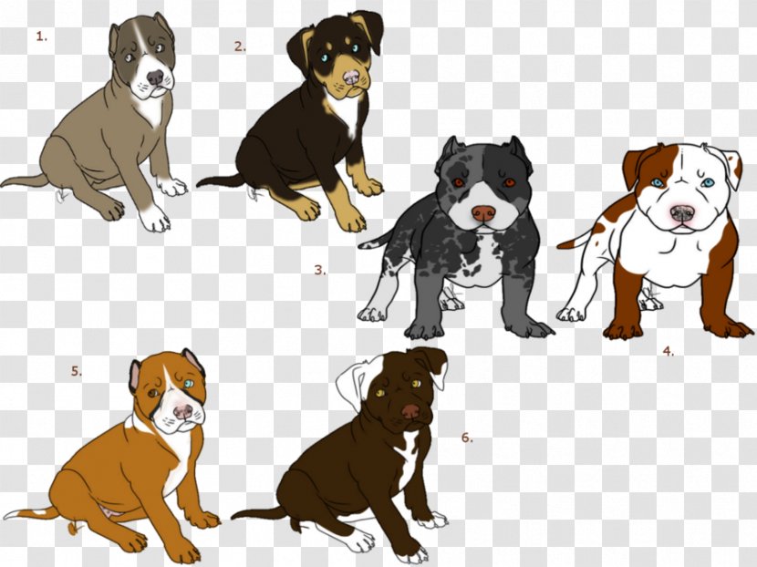Puppy Dog Breed Cat Pit Bull Terrier - Like Mammal Transparent PNG