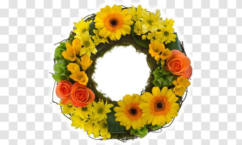 Wreath Cut Flowers Floristry Floral Design - Retail - Flower Transparent PNG