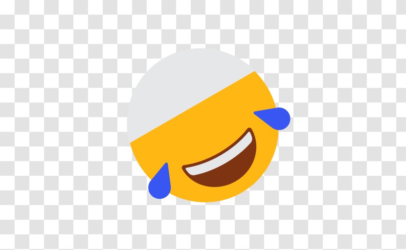 Smiley Face With Tears Of Joy Emoji - Yellow - Smile Transparent PNG