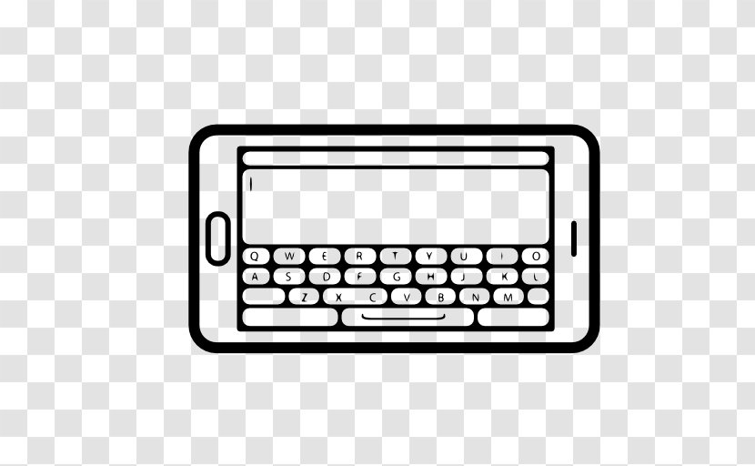 Computer Keyboard IPhone Android Telephone - Sms - Iphone Transparent PNG