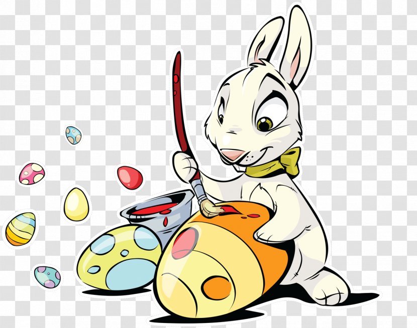Easter Bunny Leporids Egg Clip Art - Rabbit Transparent PNG