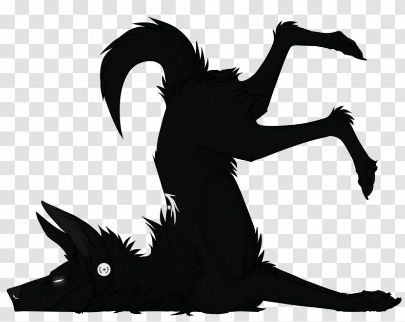 Canidae Clip Art Legendary Creature Dog Silhouette - Pet - Carrying Dead Weight Transparent PNG