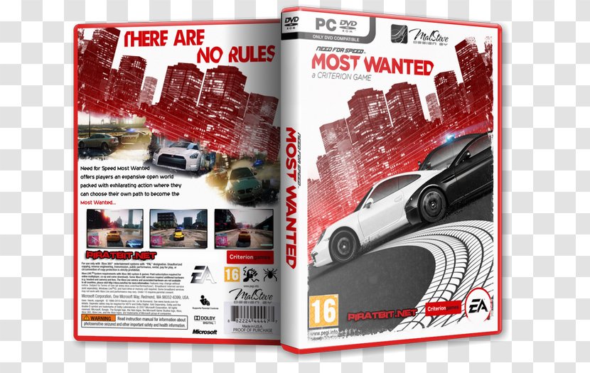 Need For Speed: Most Wanted Undercover Xbox 360 YouTube - Magazine - Speed Transparent PNG