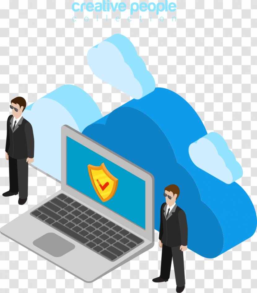 Internet Icon - Data Security - Vector Business Cloud Services Transparent PNG
