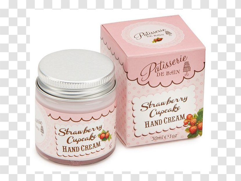 Cream Cupcake Pot De Crème Flavor Perfume - Skin Care - Strawberry Transparent PNG