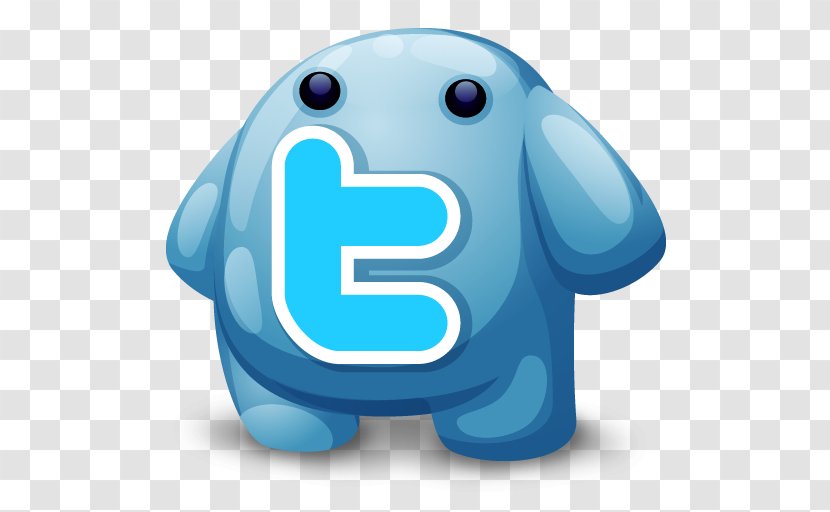 Social Media - Blue - Creatures Transparent PNG