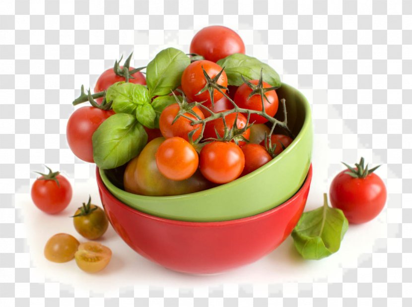 Cherry Tomato Fruit Bowl - Fresh Tomatoes Transparent PNG