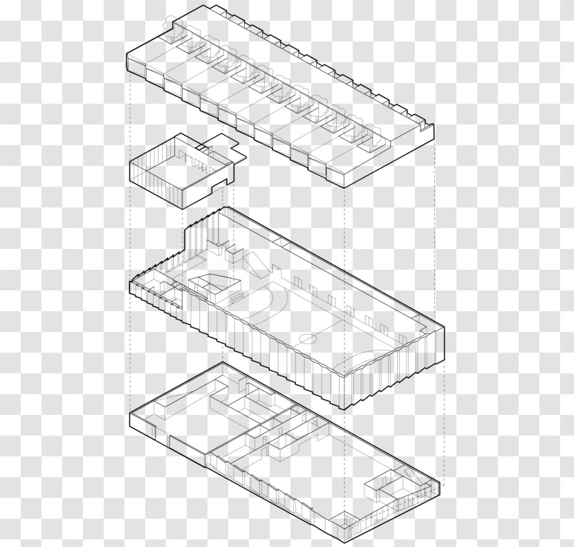 Furniture Drawing Line - Area - Terraces And Open Halls Transparent PNG