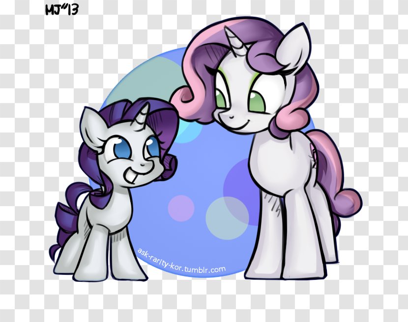 Pony Rarity Sweetie Belle Spike Rainbow Dash - Flower - Purple Abstract Transparent PNG