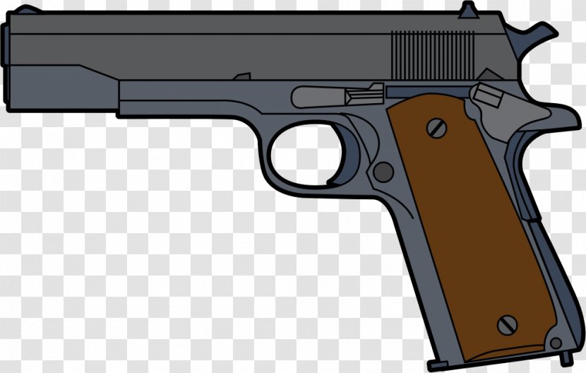 Pistol Firearm Clip Handgun Art - Flower - Cartoon Gun Cliparts Transparent PNG