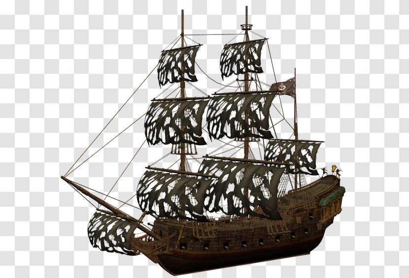 Brigantine Piracy Jack Sparrow Galleon Ship - Bomb Vessel Transparent PNG