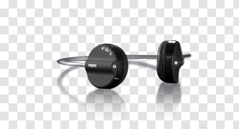 Microphone Headset Headphones Wireless Rapoo - Bluetooth Computer Transparent PNG