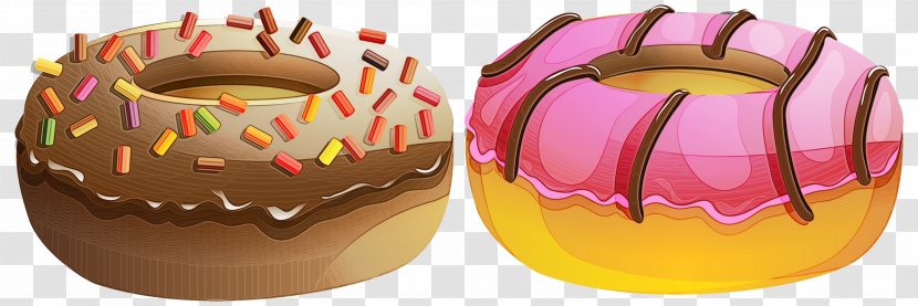 Cartoon Birthday Cake - Footwear - Pastry Doughnut Transparent PNG