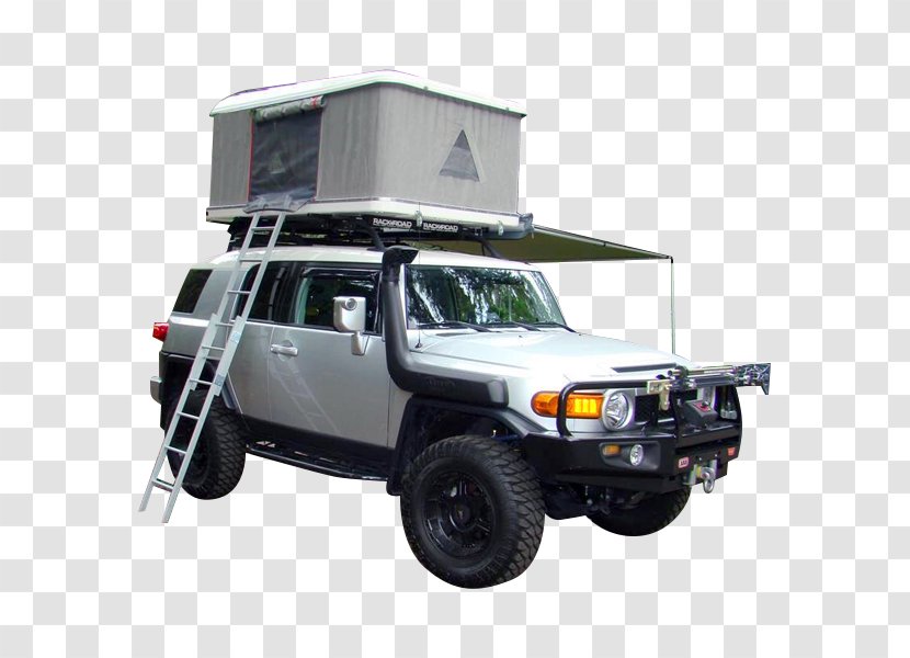 Toyota FJ Cruiser Land Car Roof Tent - Campervans Transparent PNG