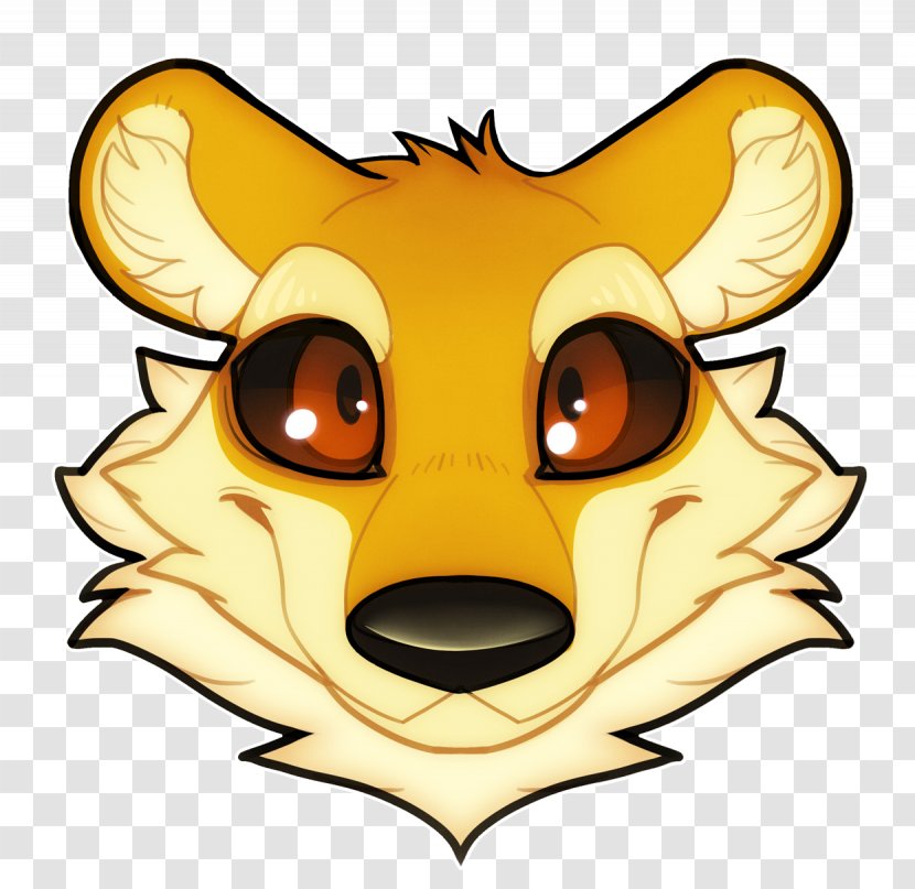 Snout Red Fox Whiskers Clip Art - Head - Meating Transparent PNG