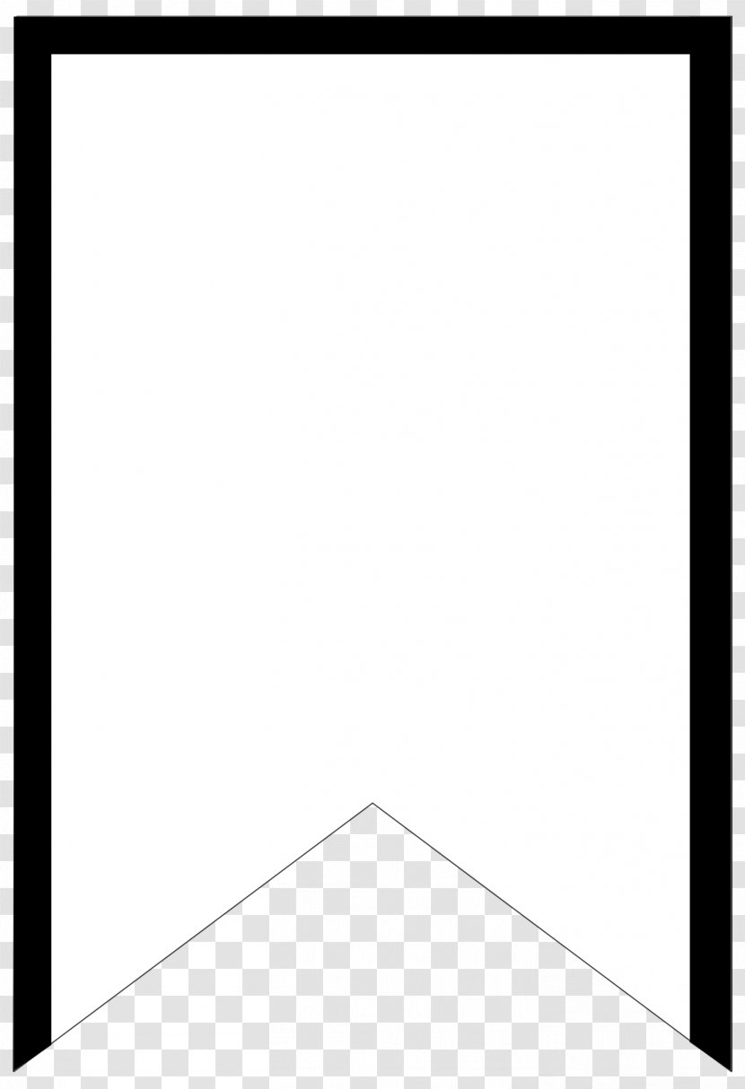 Banner Pennon Flag Paper Pattern - Black - Pennant Transparent PNG