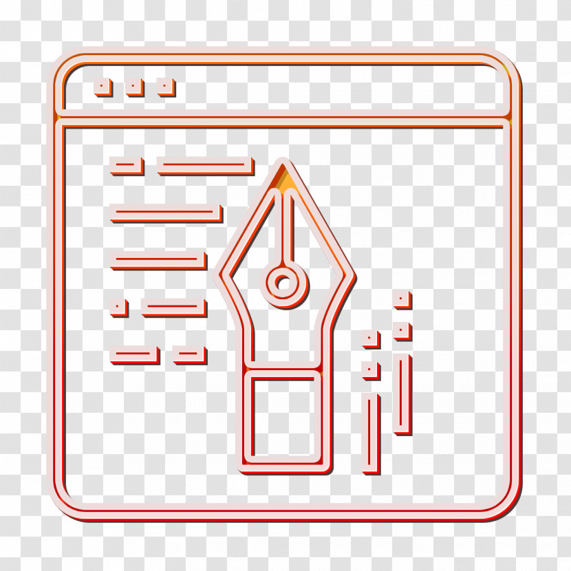 Type Of Website Icon Writer Icon Blog Icon Transparent PNG