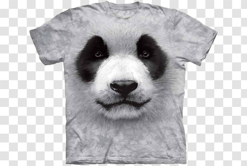 T-shirt Giant Panda Clothing Amazon.com - Unisex Transparent PNG