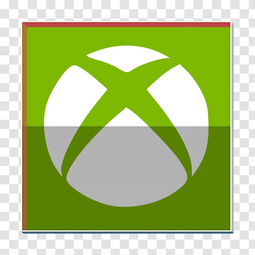 Xbox Icon - Green - Rectangle Flag Transparent PNG
