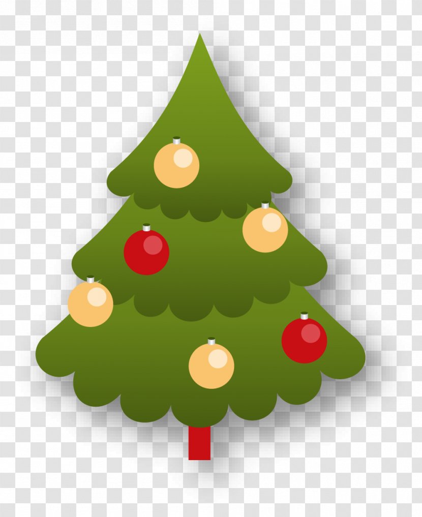 Christmas Tree Drawing - Ornament - Cartoon Green Transparent PNG
