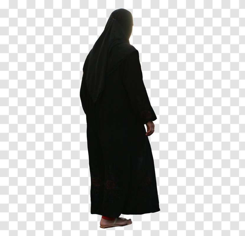 Overcoat Neck Black M - QI Transparent PNG