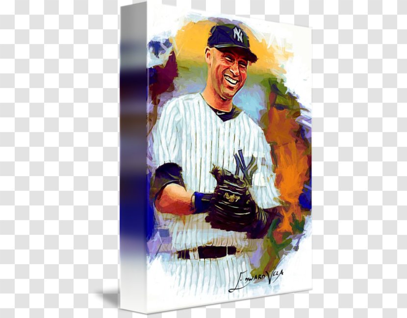 Poster Cartoon Painting - Derek Jeter Transparent PNG