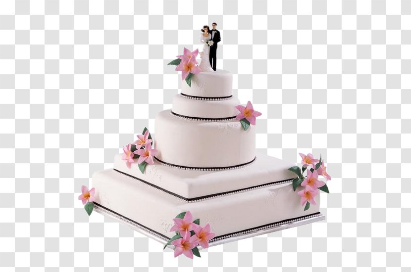 Wedding Cake Icing Birthday - Sugar Paste - Cakes Transparent PNG