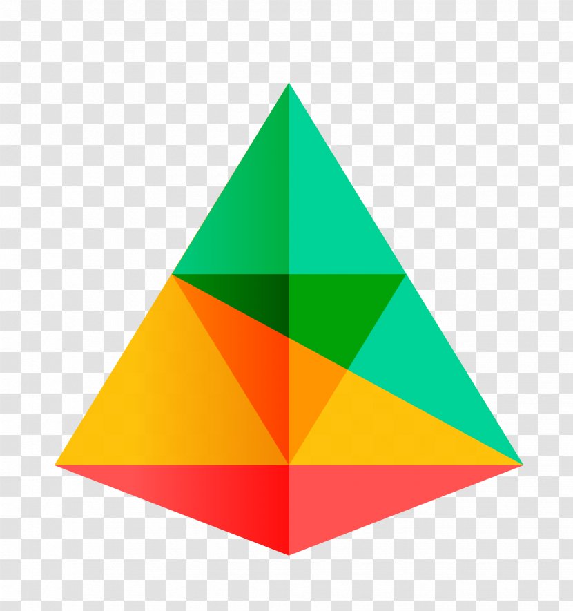 Logo Triangle Geometry - Vexel - Color Transparent PNG
