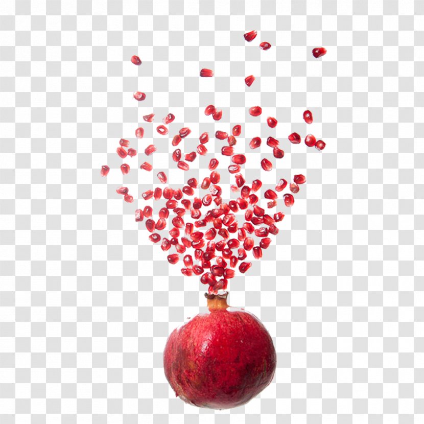 Juice Pomegranate Fruit Seed - Cartoon - Free Pull Material Transparent PNG