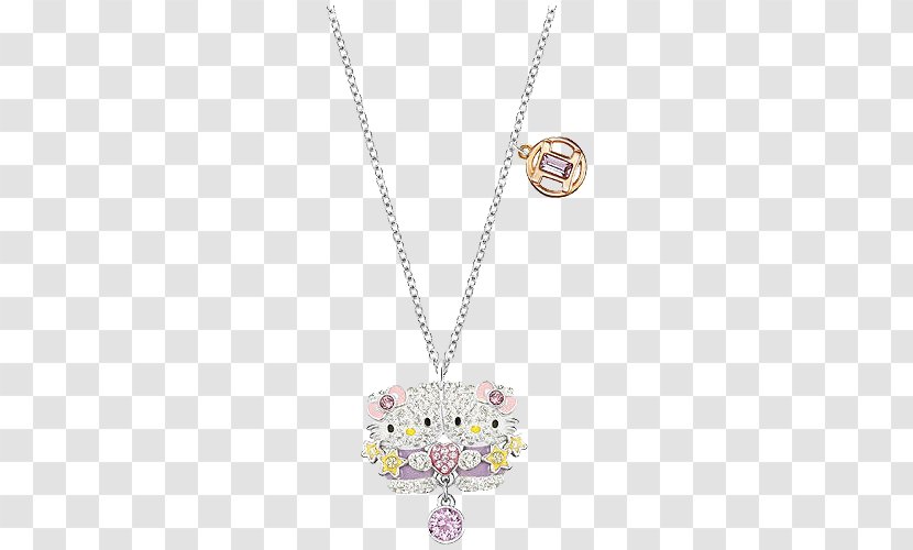 Hello Kitty Swarovski AG Taobao Jewellery Necklace, PNG, 600x500px