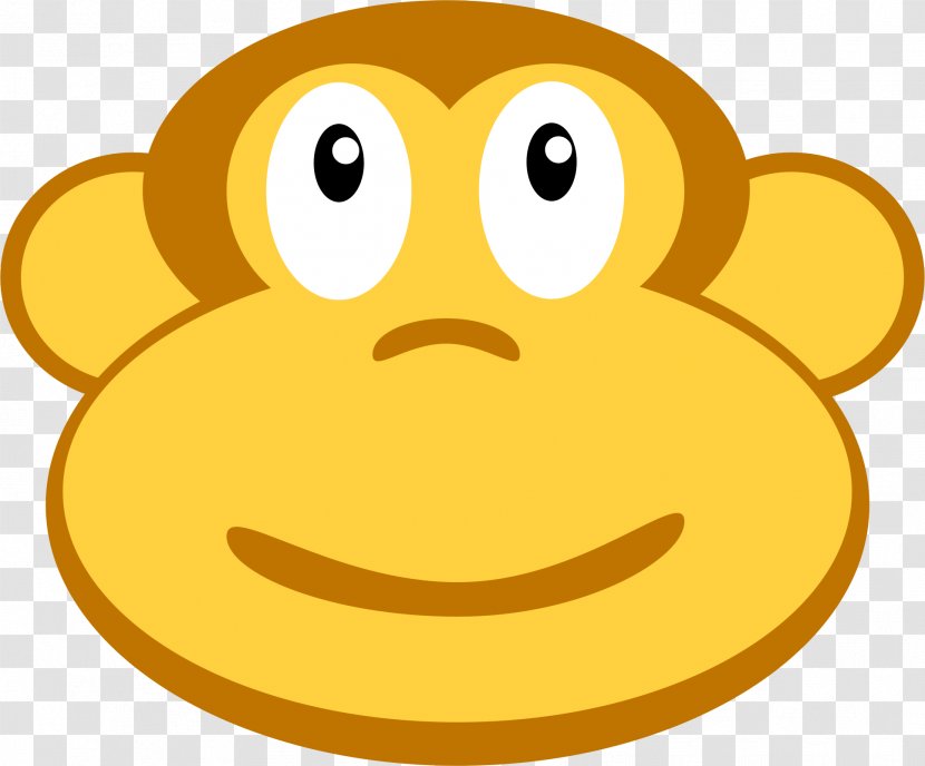 Smiley Emoticon Snout Clip Art - Smile - Monkey Clipart Transparent PNG