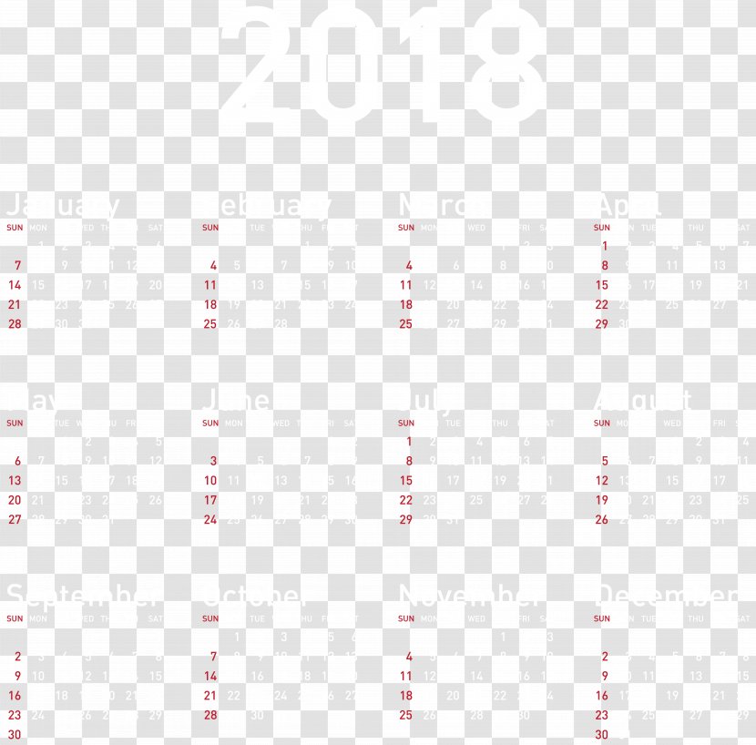 Square Angle White Textile Pattern - Symmetry - 2018 Calendar Transparent Image Transparent PNG