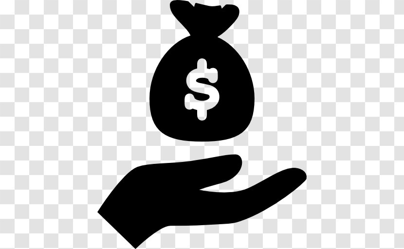 Money Bag Finance - Hand Holding Transparent PNG