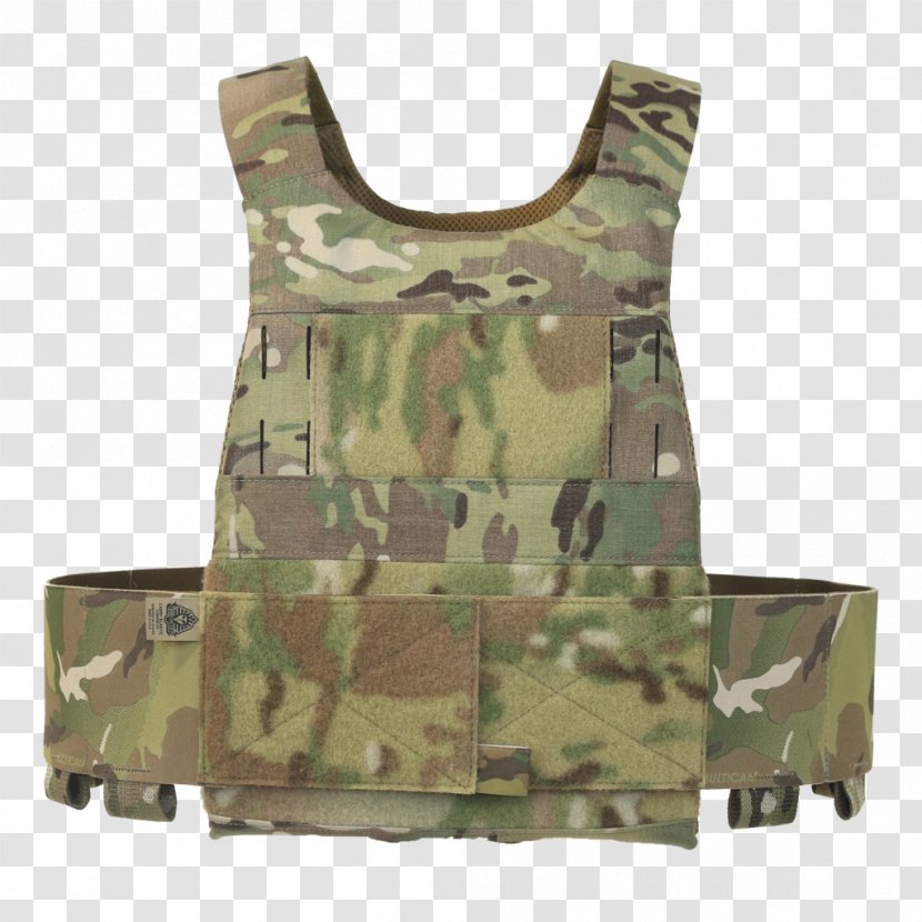 Military Camouflage Soldier Plate Carrier System MOLLE Bullet Proof Vests - Body Armor - Vis With Green Back Transparent PNG