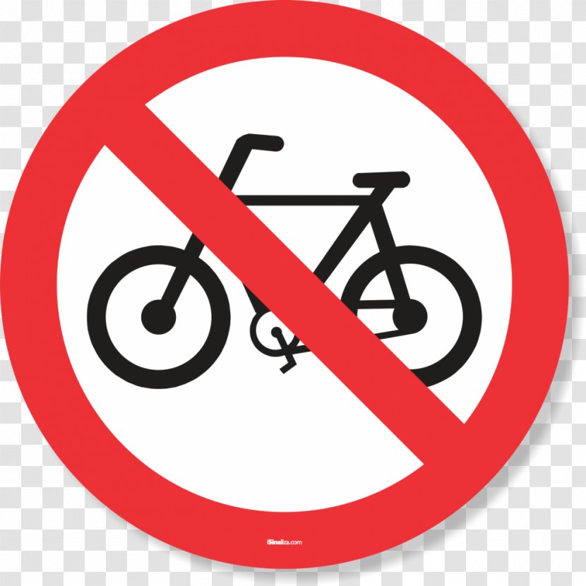 Traffic Sign Bicycle Cycling Motorcycle - Regulatory - Transito Transparent PNG