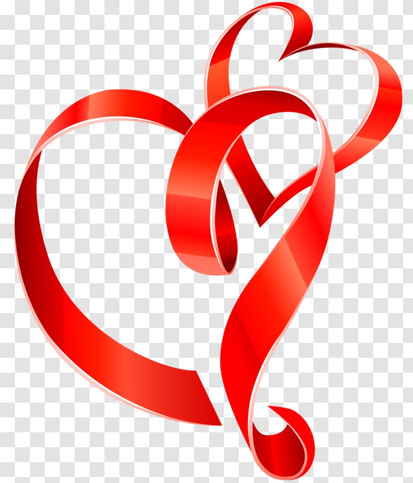 Heart Ribbon Clip Art - Awareness - Creative Transparent PNG