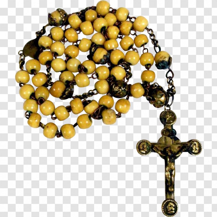 Rosary Bead Body Jewellery - Religious Item Transparent PNG