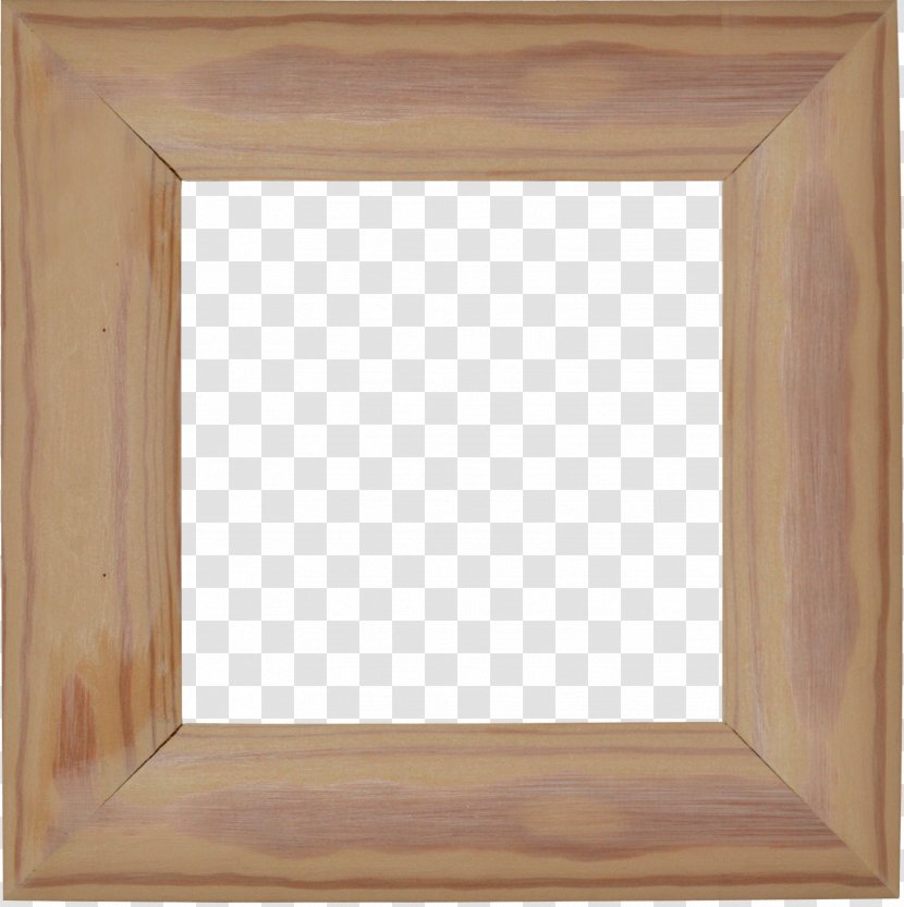 Wood Stain Hardwood Square Angle Picture Frame - Rectangle - Brown Transparent PNG