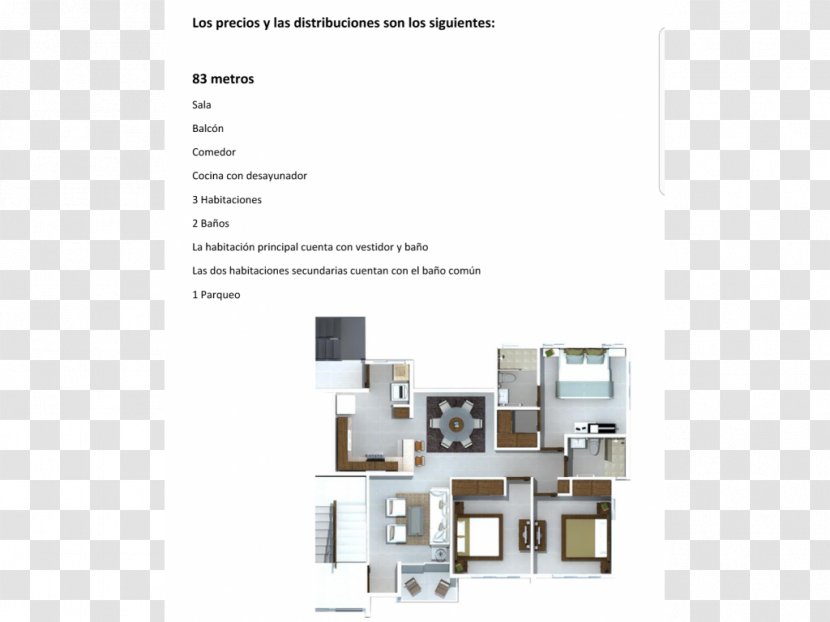 Santiago De Los Caballeros Floor Plan Architectural Engineering Apartment Transparent PNG