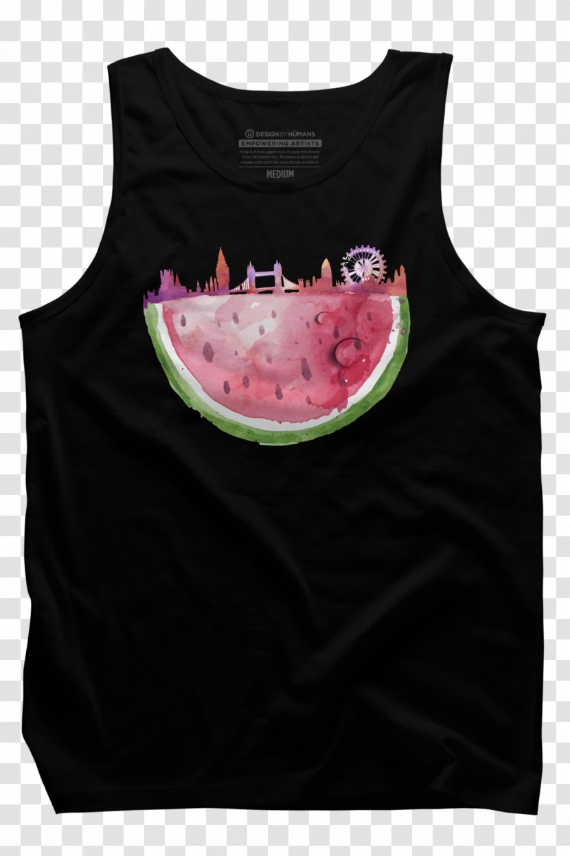 T-shirt Clothing Sleeveless Shirt Outerwear - Melon Transparent PNG