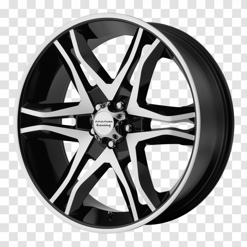 American Racing Custom Wheel Rim Tire - Black And White - Madden 70 Percent Off Zone Transparent PNG
