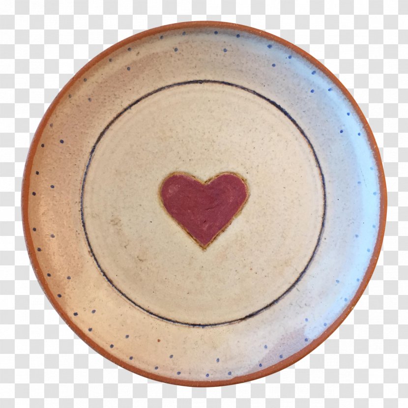 Cartoon Heart - Serveware - Beige Transparent PNG