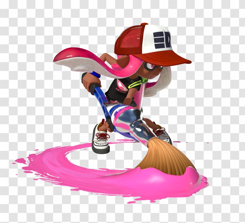 Splatoon 2 Wii U Video Game - Ink Brush Transparent PNG