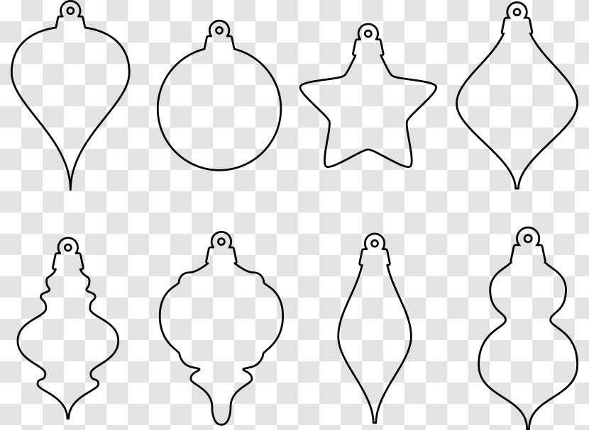 Christmas Ornament Decoration Clip Art - Material - Ornaments Clipart Transparent PNG