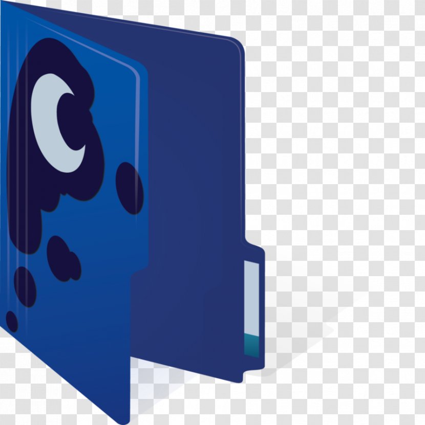 Princess Luna Directory - Blue - Folders Transparent PNG
