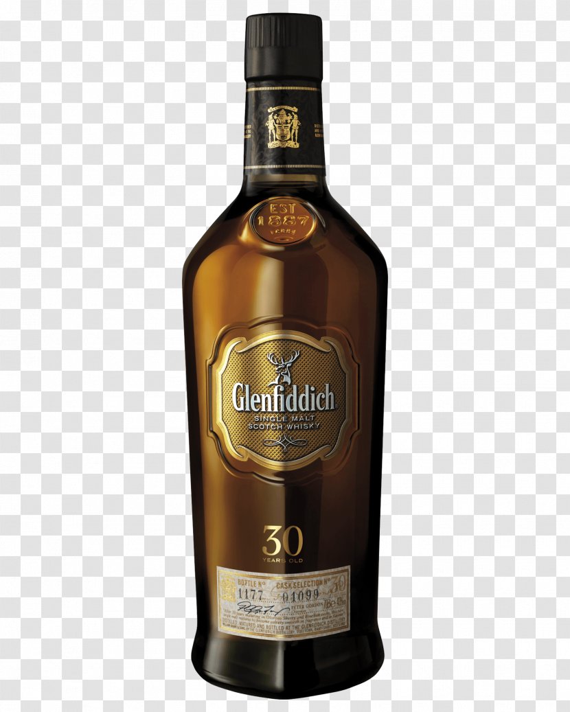 Glenfiddich Single Malt Scotch Whisky Whiskey - Dm Transparent PNG